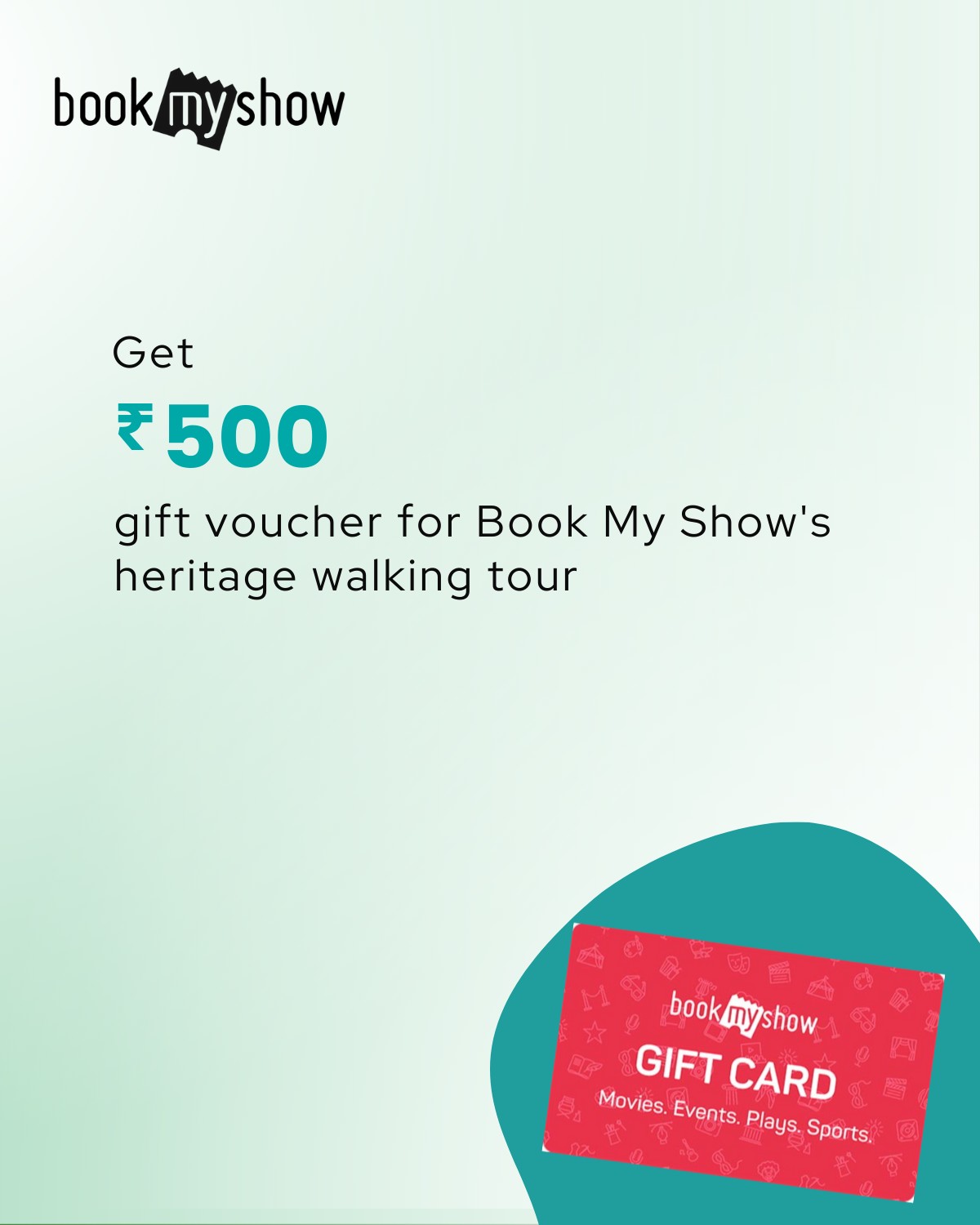 Book My Show E-Voucher Rs. 4000 | Book My Show Gift Cards