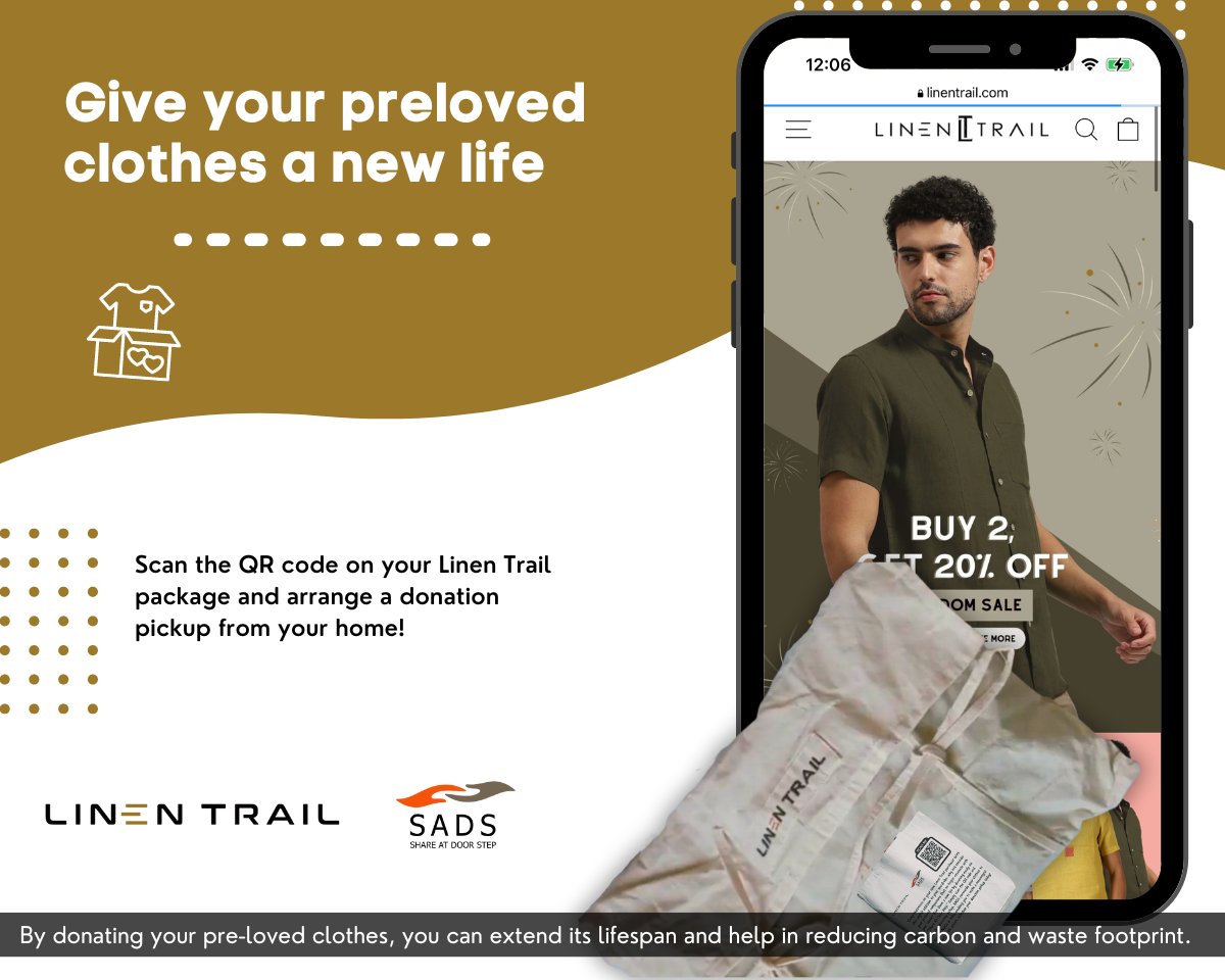 Linen Trail x Share At Door Step