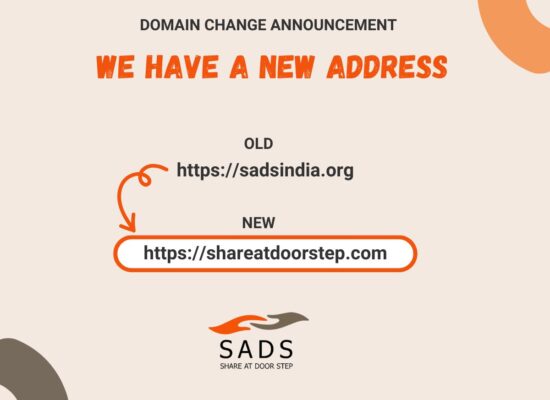 Domain Change from shareatdoorstep.com to shareatdoorstep.com